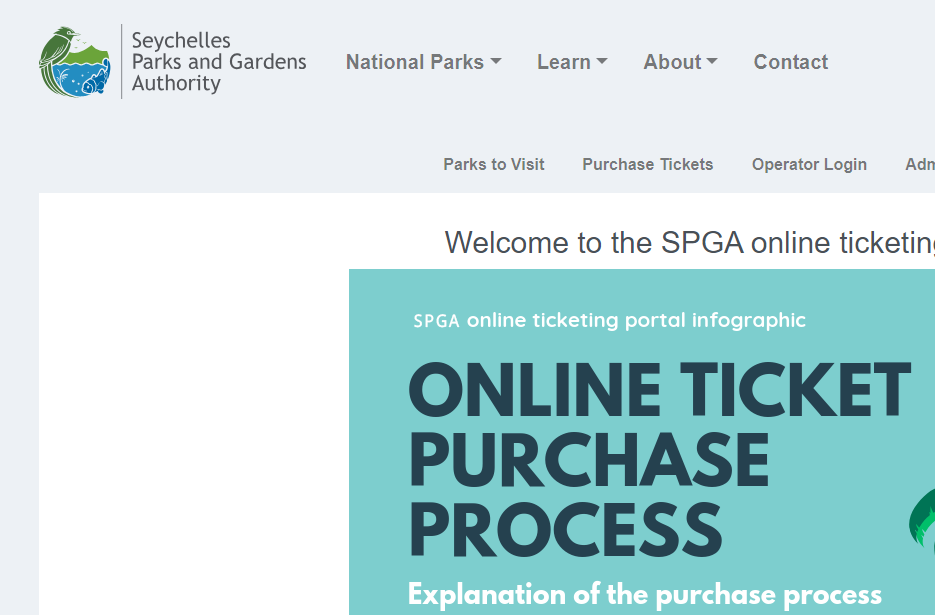 Seychelles Parks Authority ticketing system case study